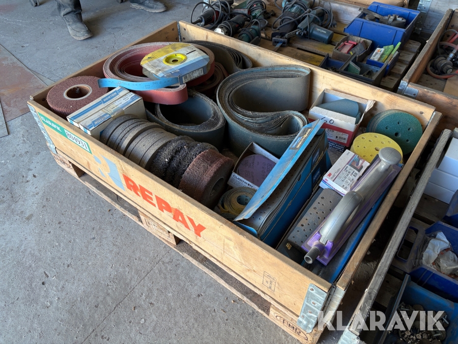 Slibe- og pudsemateriel