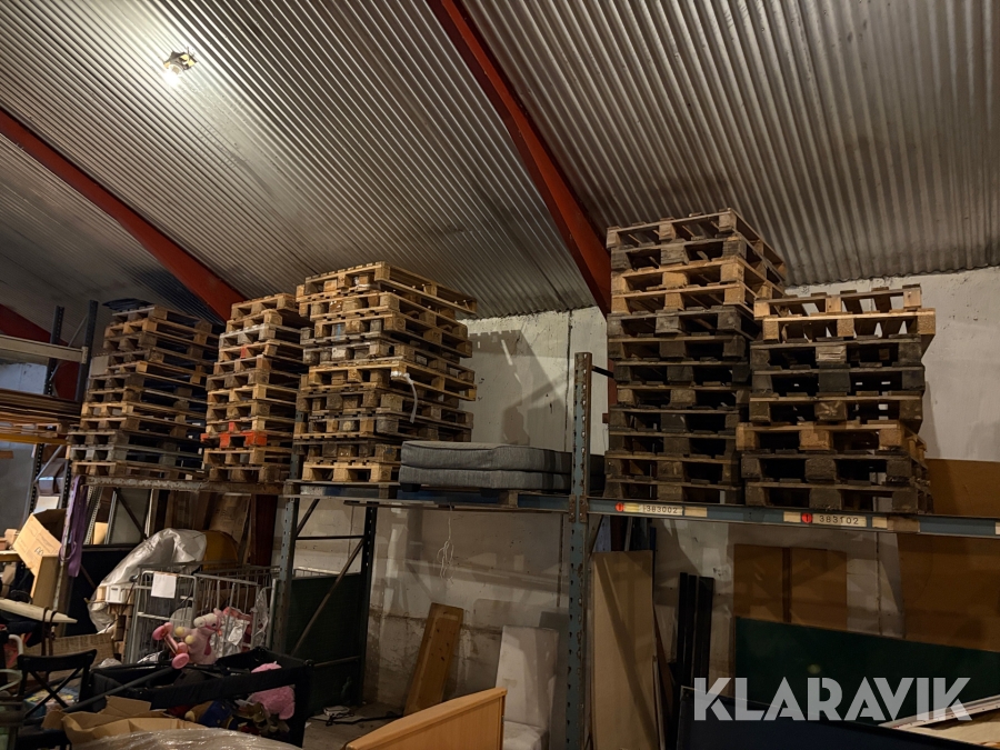 Europaller 180 styk & Engangspaller 30 styk