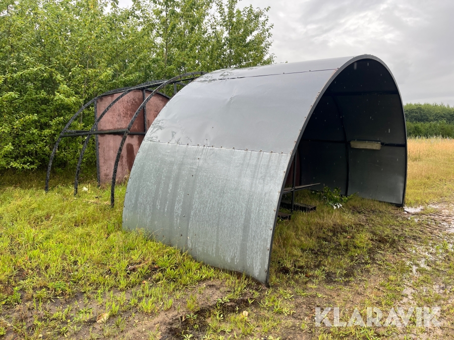 Rundbue hal / læskur 2 styk