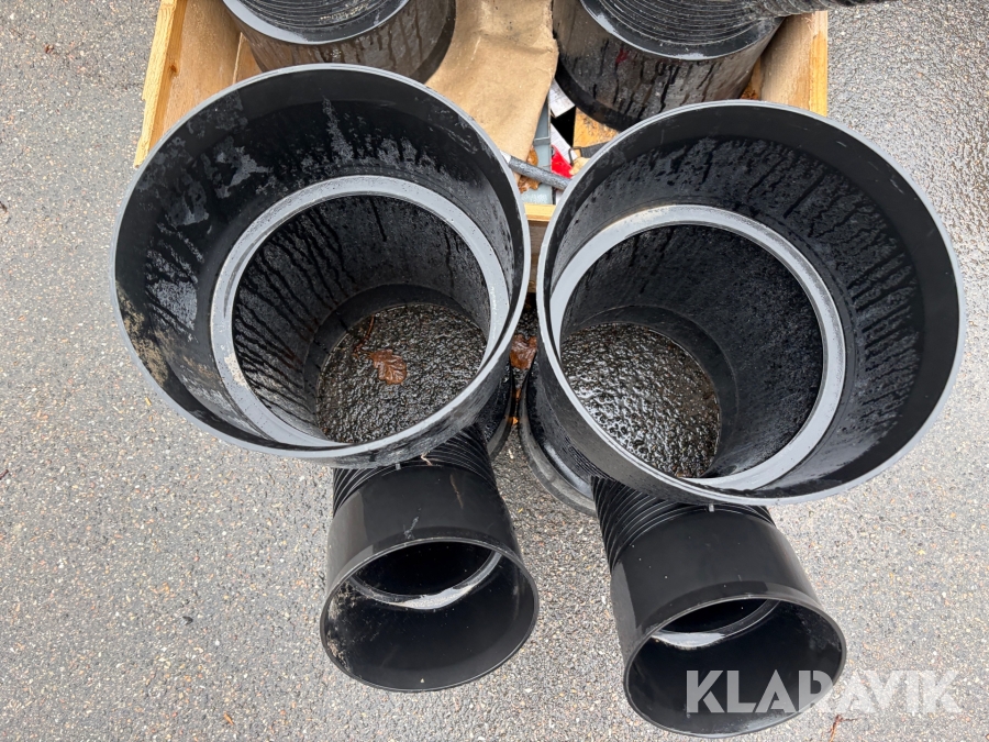 Assorterede kloak og afløbsrør - 8 dele