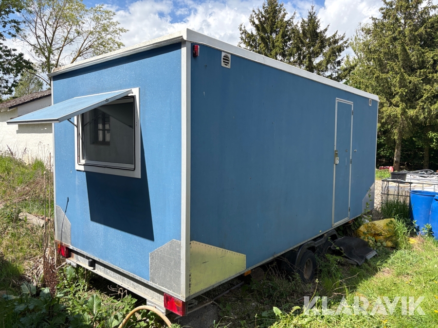 Personalevogn med toilet og bad Scanvogn