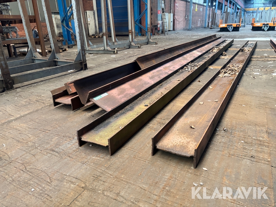 IPE 400 stålbjælker -7 styk