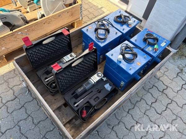 Transportsugere og wolframslibere JL Linde/Inelco - 6 dele