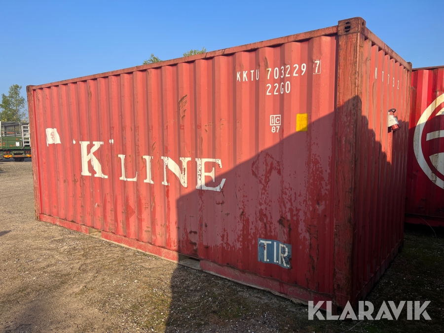 Container 20 Fod M Låsebom