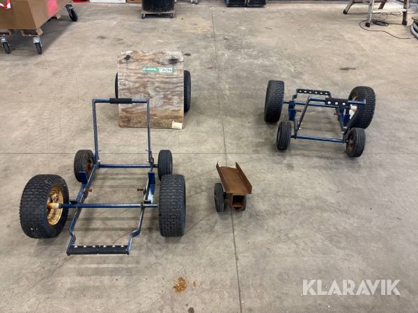 Transportvogne Power Mate 4 styk