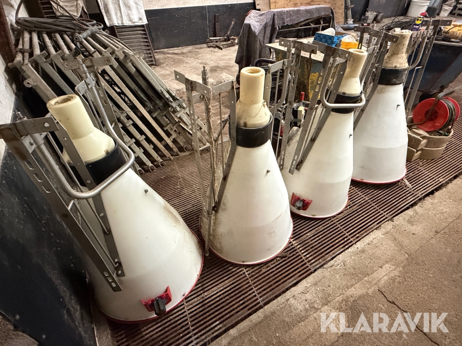 Foder automater 4 styk