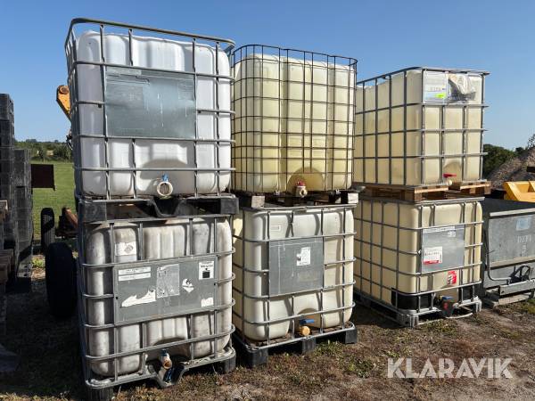Tank 1000 L, 6 Styk