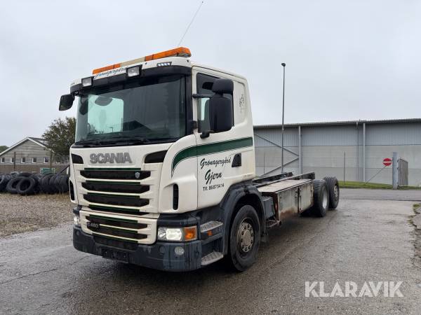 Lastbil chassis Scania G480 med førerhus