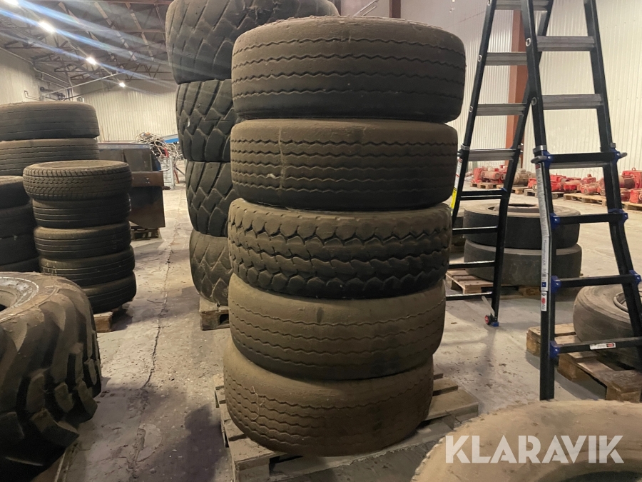 Lastbils Ratt Lastbils dæk Aeolus 385/65R22.5, Randers, Klaravik auktioner