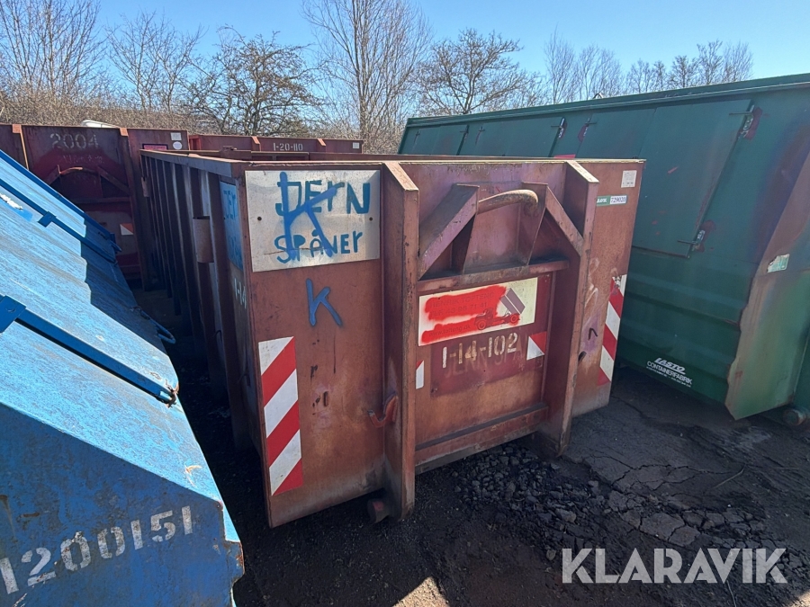 Åbn container Skibby Smede A/S Type 14 