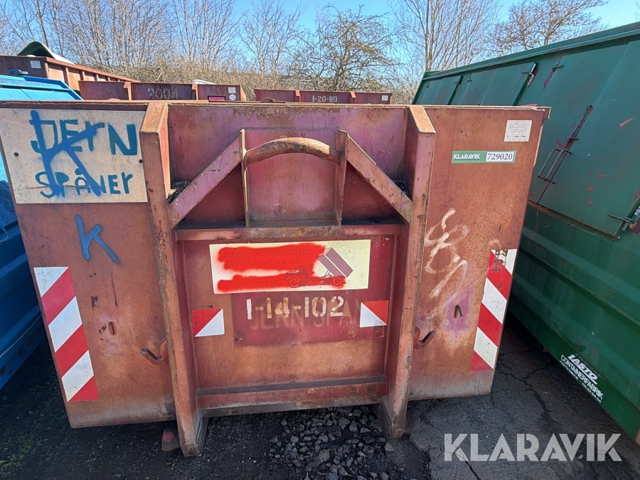 Container Abn Åbn container Skibby Smede A/S Type 14, Hvidovre, Klaravik a
