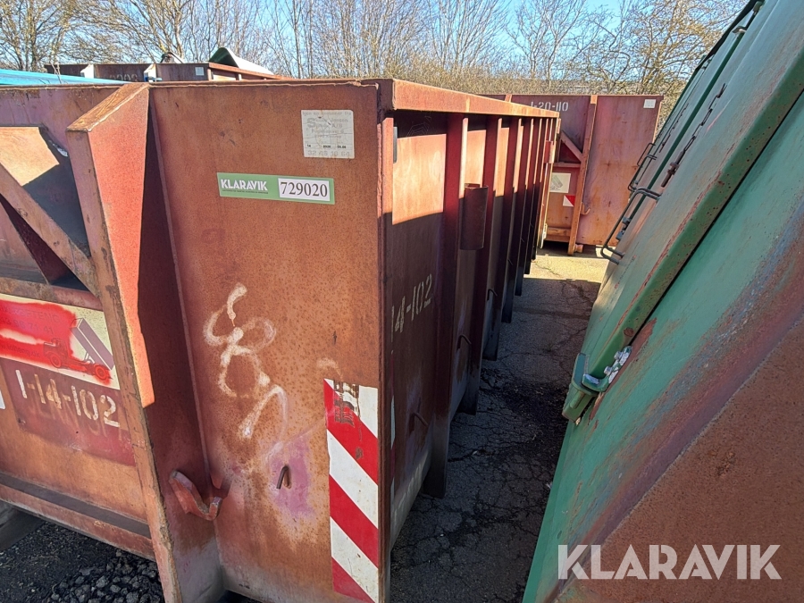 Container Abn Åbn container Skibby Smede A/S Type 14, Hvidovre, Klaravik a