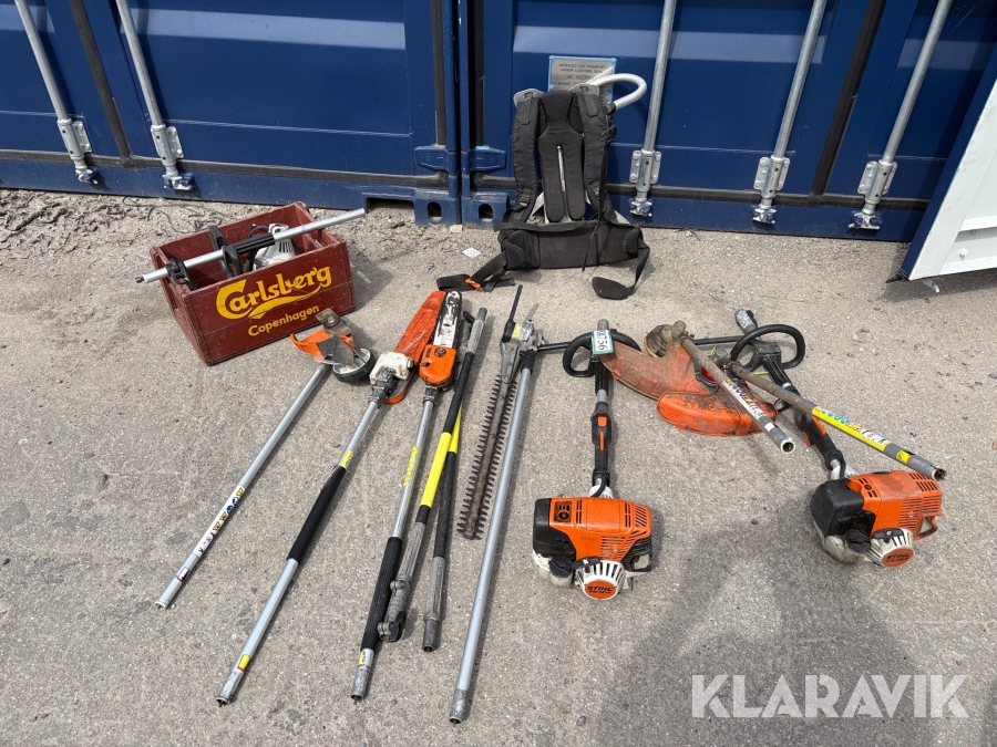 Buskrydder, hækkeklipper Stihl Km 131R og km 130R