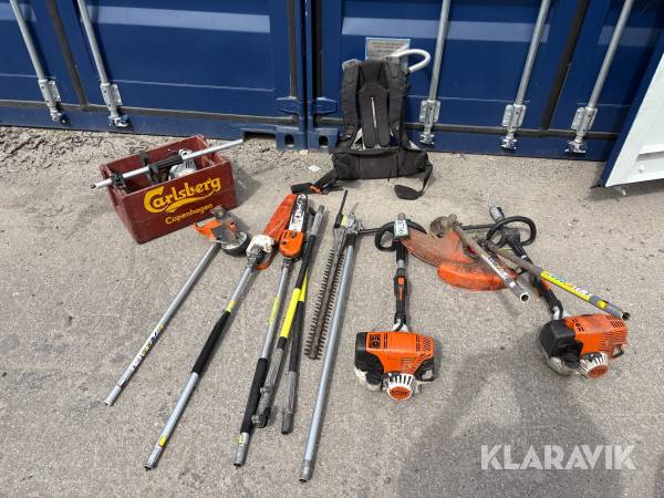 Buskrydder, hækkeklipper Stihl Km 131R og km 130R