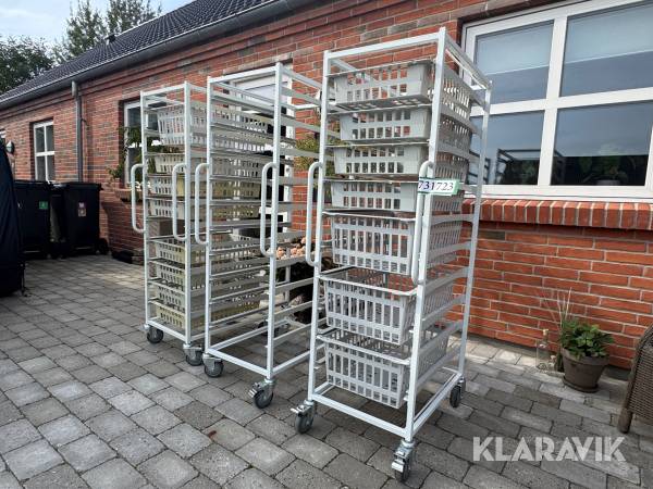 Tårnevogne - Rullevogne FOHO 11251 3 styks - med bakker