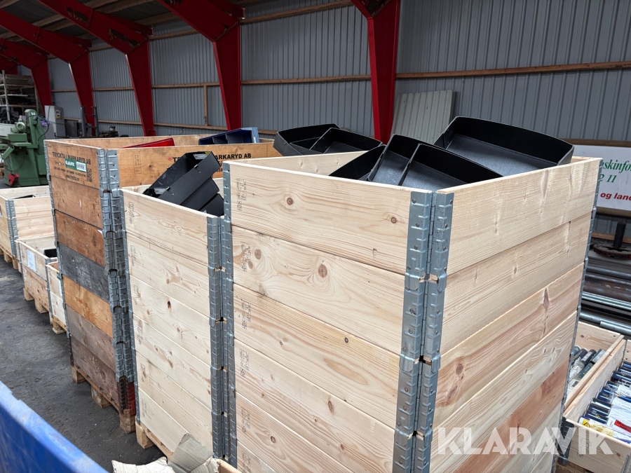 Opbevaringskasser 3 paller