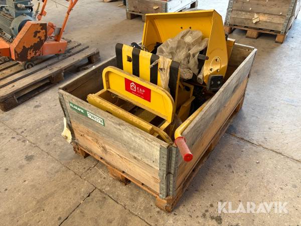Lot med løfte-/transportvogn og sneslynge Snow Thrower 5.5 HP
