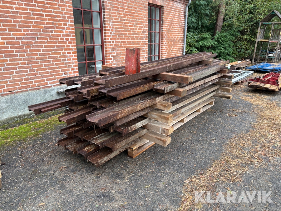 Jern bjælker 36 styk