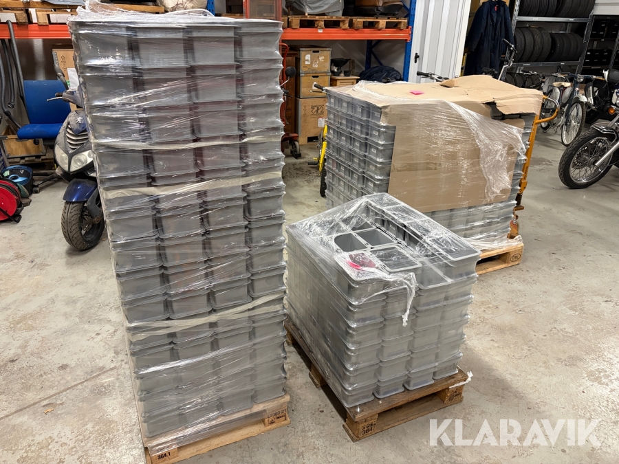 Transport- og opbevaringskasser GSM Eurobox  630 styk
