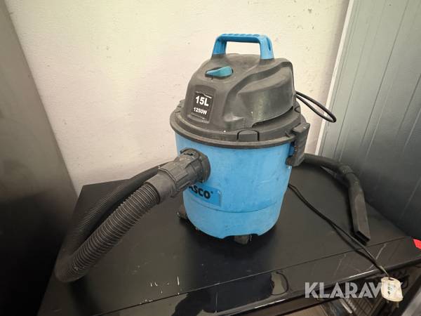 Støvsuger Wasco 15 liters 1250W 1 styk 