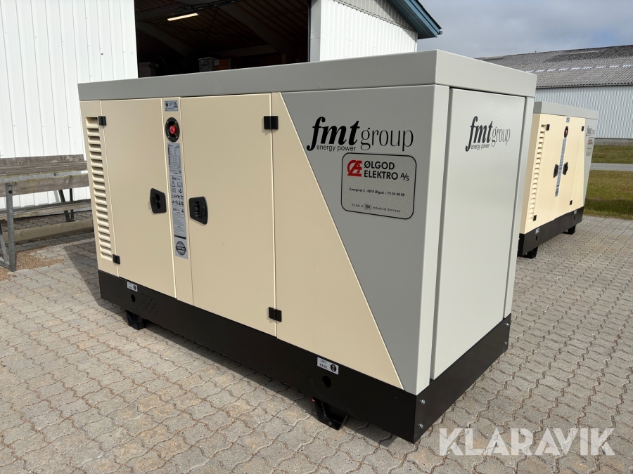 Nødstrømsgenerator 55kVA FMT FF55P - fra 2025