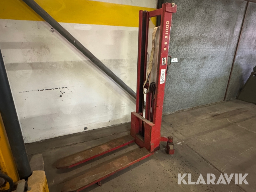 Manuel stabler KH 1000 Max kg 1000 kg