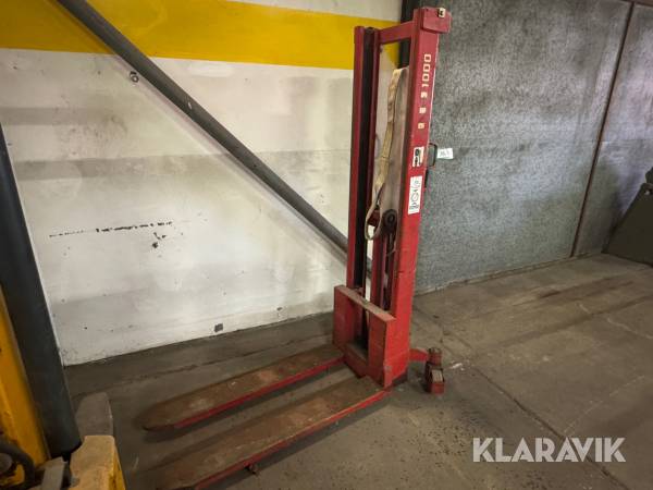 Manuel stabler KH 1000 Max kg 1000 kg