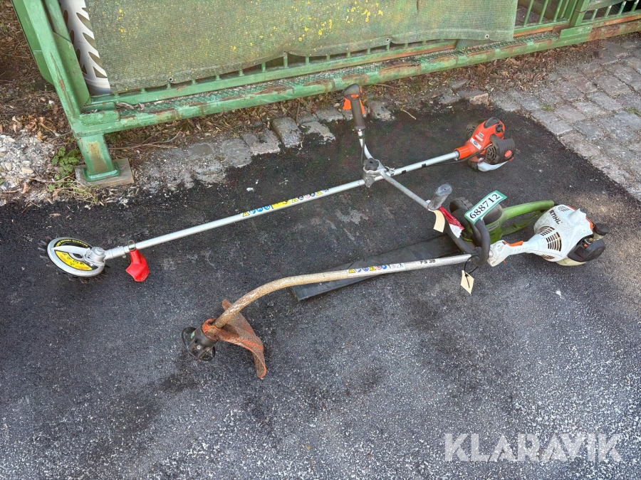 Hækkeklipper, Buskrydder  og græstrimmer STIHL, echo