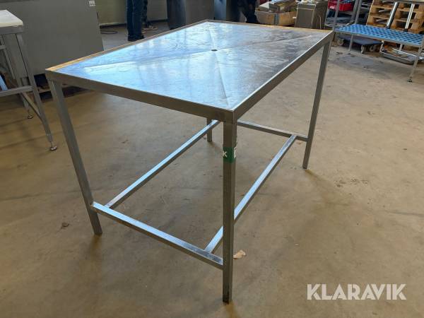 Pølsestopperbord med afløb