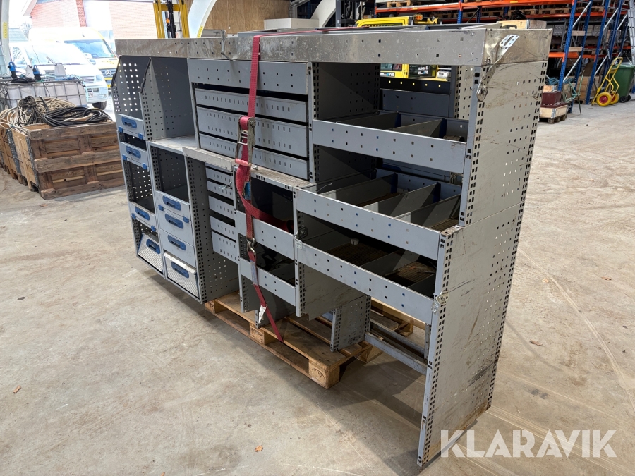 Reolsystem Bott til varebil