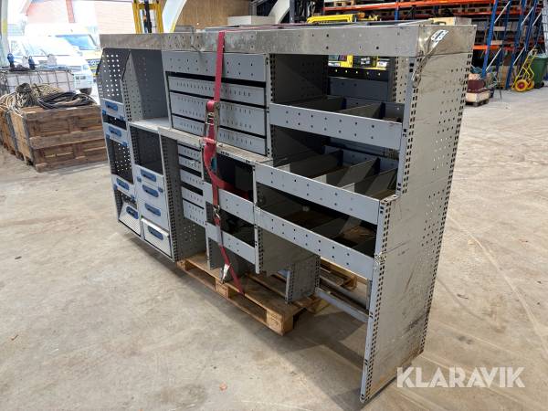 Reolsystem Bott til varebil