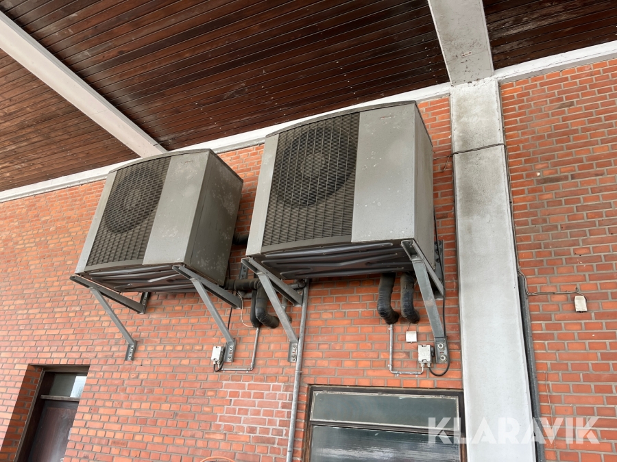 Luft/vand varmepumper Vølund F2120- 16kw 2 stk