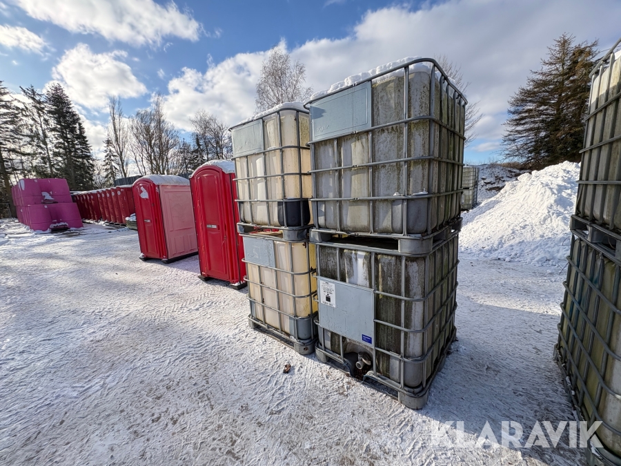 Palletanke 1000 liters 4 styk