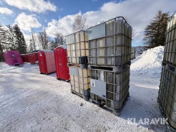 Palletanke 1000 liters 4 styk