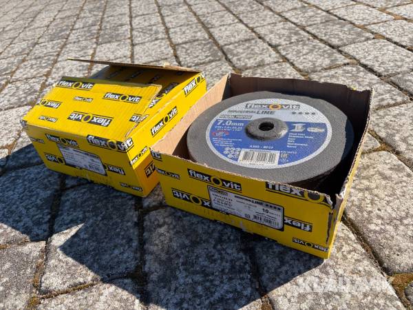 Skrubskiver/slibeskiver Flexovit Industrial Line A30S-BF27 16 kasser