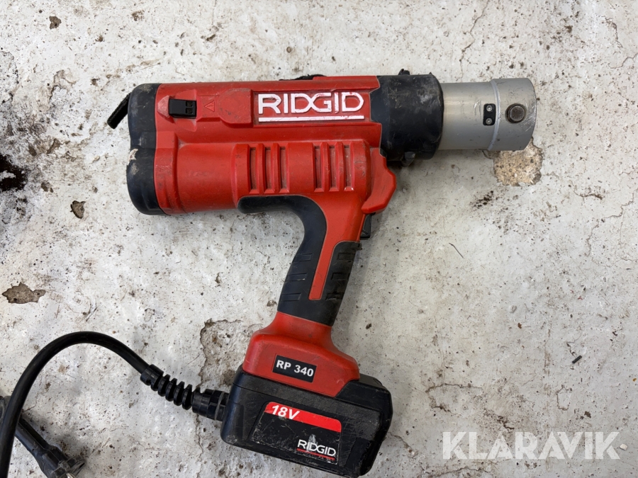 Pressemaskine Ridgid RP 340, Rødovre, Klaravik auktioner