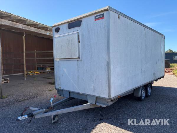 Personalevogn Scanvogn 1500kg - med bremser