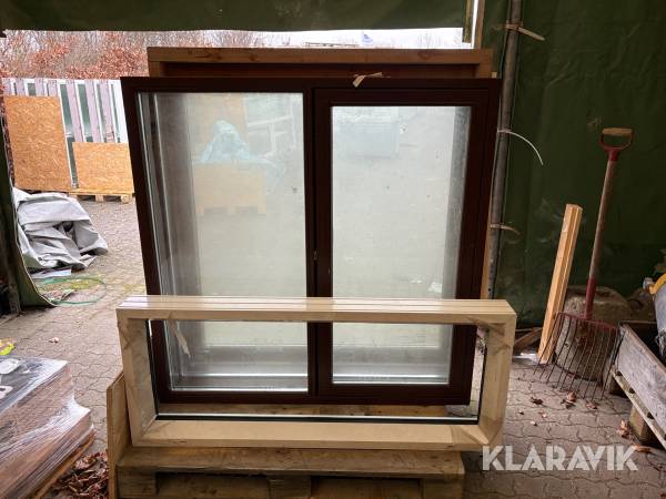 Vinduer blandet lot, 4 styk