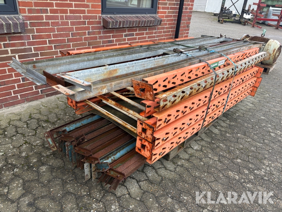 Pallereol - 6 fag med 14 hylder