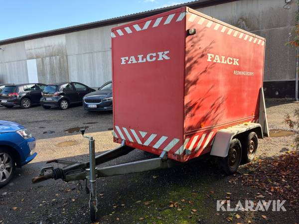 Cargotrailer Brenderup 1300kg - med bremser