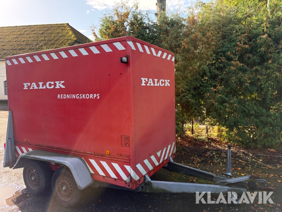 Cargotrailer Brenderup 1300kg - med bremser