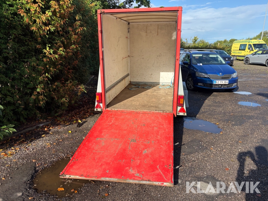 Cargotrailer Brenderup 1300kg - med bremser