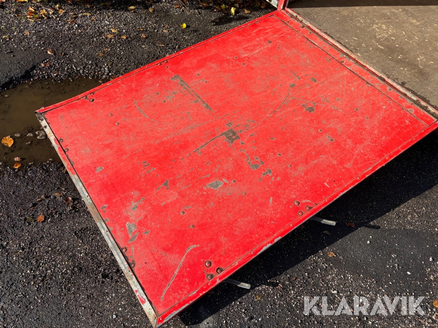 Cargotrailer Brenderup 1300kg - med bremser