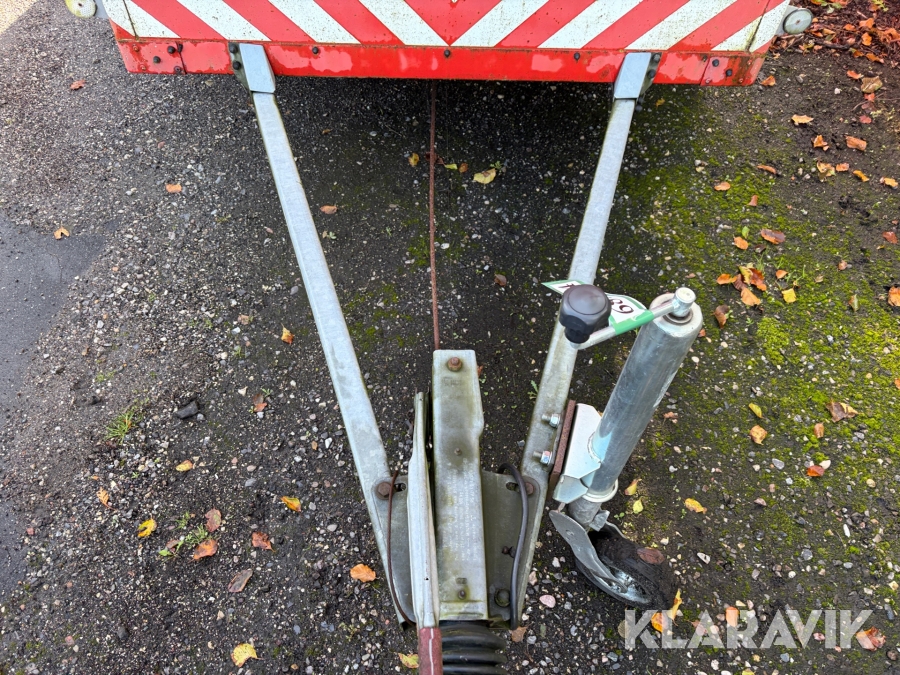 Cargotrailer Brenderup 1300kg - med bremser