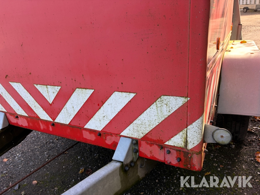 Cargotrailer Brenderup 1300kg - med bremser
