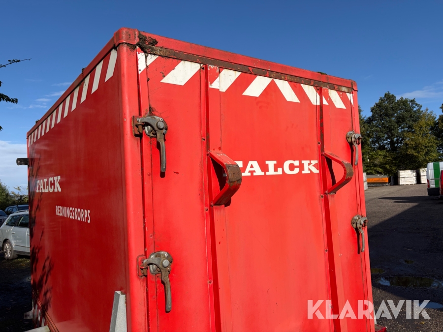 Cargotrailer Brenderup 1300kg - med bremser
