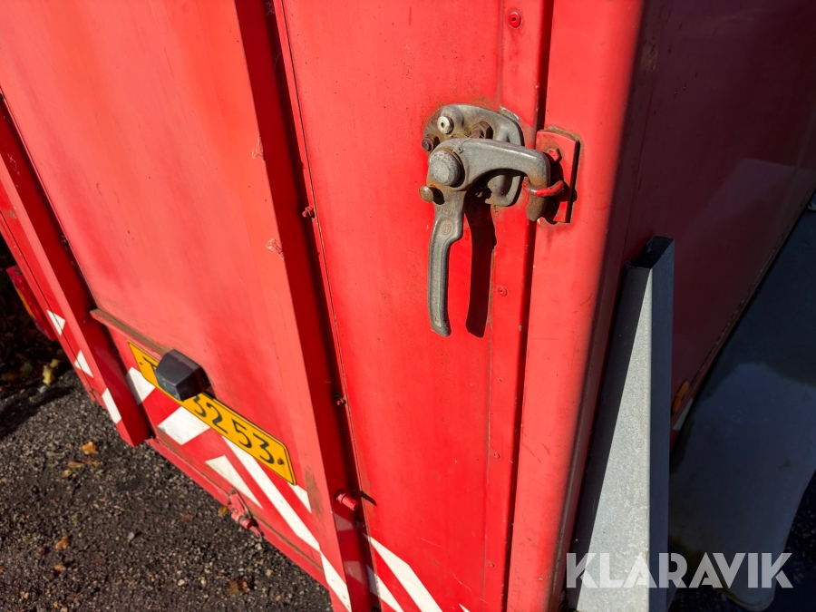 Cargotrailer Brenderup 1300kg - med bremser