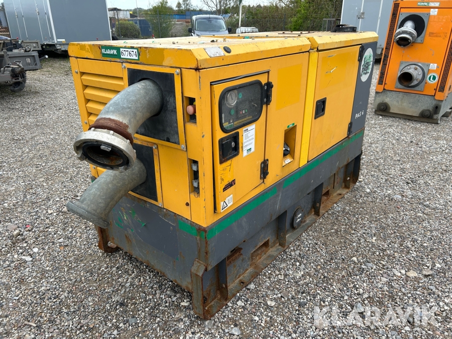Mobilt pumpeanlæg Atlas Copco PAS 6