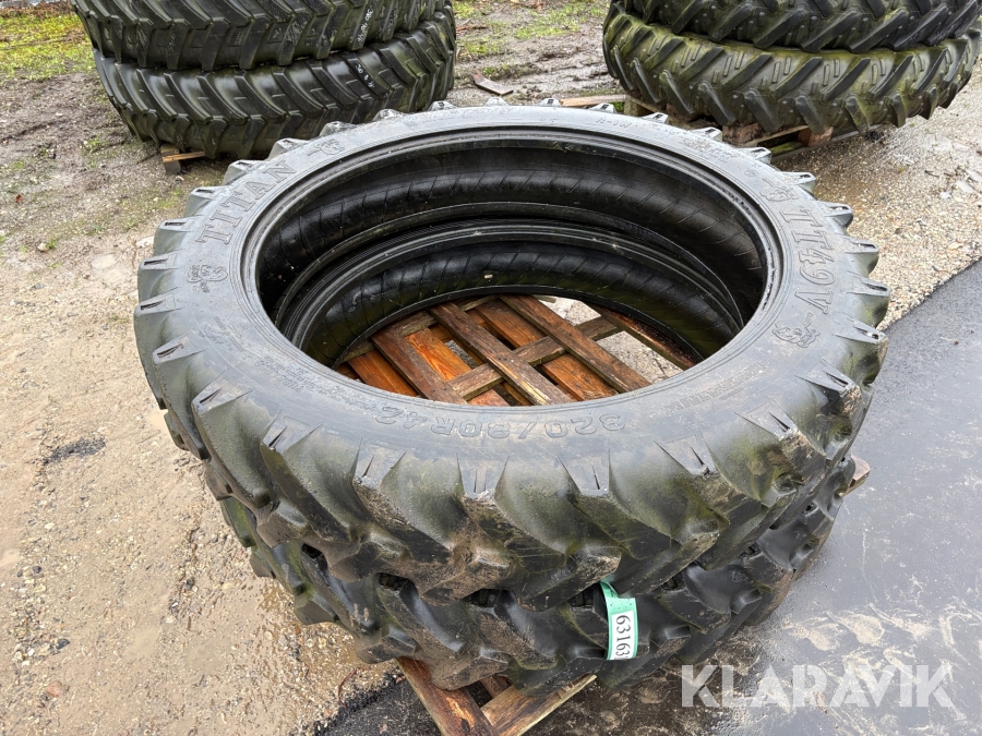 Landbrugsdæk Titan 320/80R42 TT49V - 2 styk