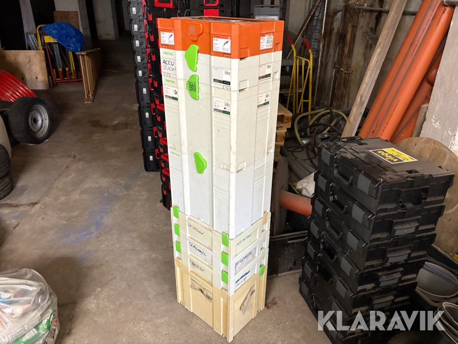 Værktøjskasser Festool - 7 styk